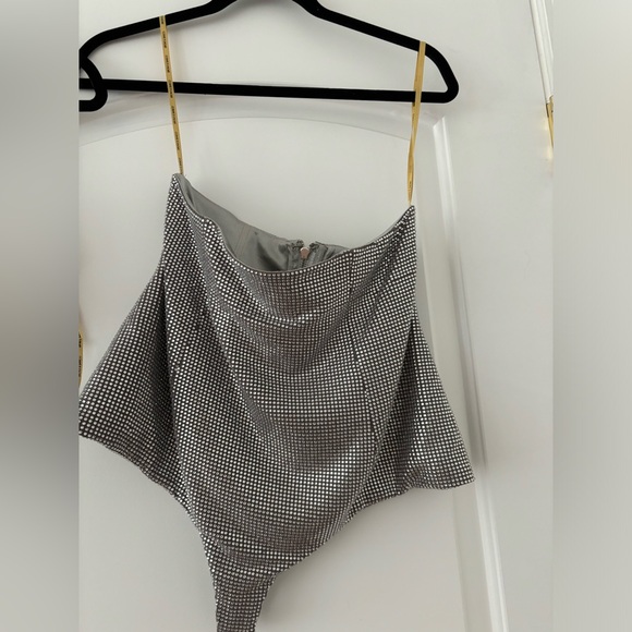 Bronx & Banco Zizi Bra & Undies in Silver Medium